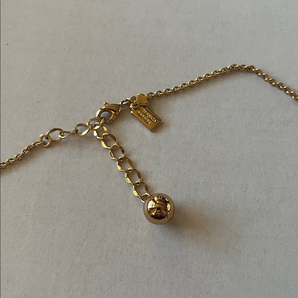 Kate Spade long Goldtone and glass necklace - Picture 8 of 12